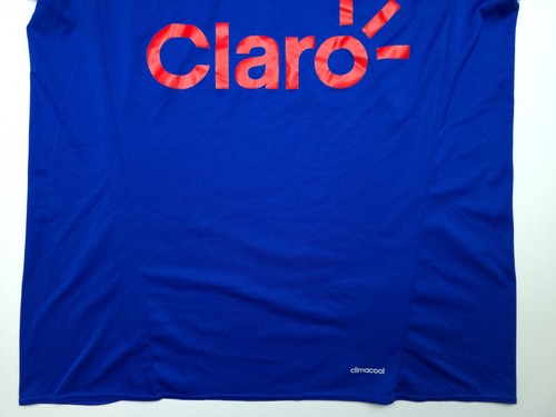 2016 Adidas Mens XL University Of Chile Claro Soccer Polo Jersey *READ* - Picture 6 of 12
