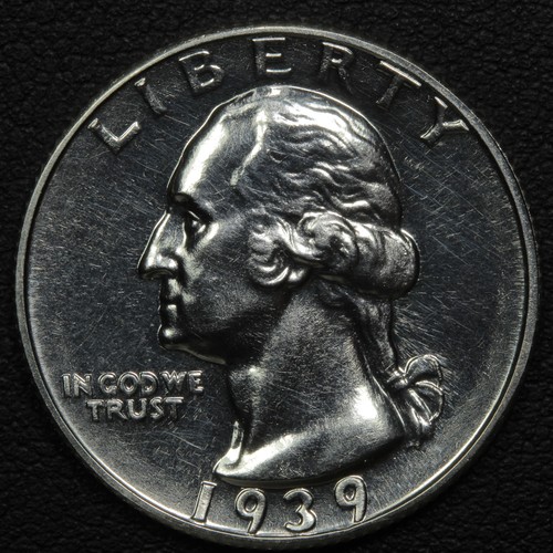 1939 Proof George Washington Silver Quarter 25C (GORGEOUS PR) - Picture 2 of 4