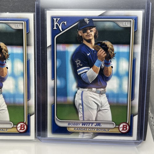 Lot of (3) Bobby Witt Jr. 2023 2024 Bowman Bowman's Best Refractor #6 #59 Royals - Bild 4 von 22