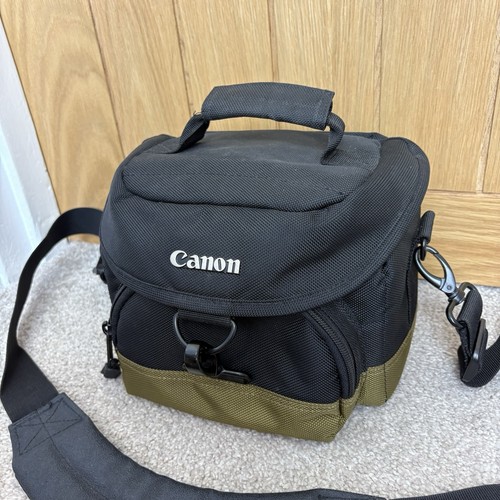Genuine Canon 100EG DSLR SLR Camera Lens Gadget Bag Shoulder Back Bum Strap VGC - Picture 2 of 6