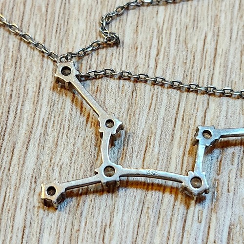 Collar de plata constelación S925 plata de ley con estrellas de circonitas cúbicas - Imagen 4 de 4