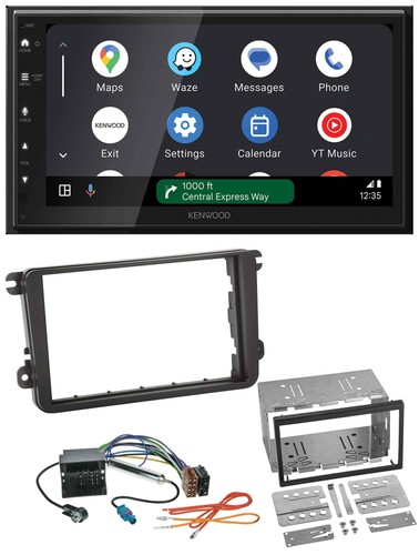 Kenwood DAB Bluetooth USB MP3 2DIN Autoradio für Seat Alhambra Leon Toledo - Bild 1 von 10
