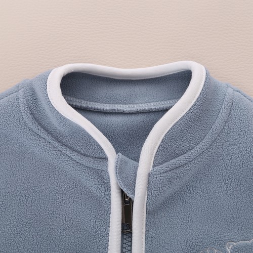 Niños Bebés Niños Niñas Lindo Oso Bordado Vellón Chaleco Sin Mangas Cremallera Chaqueta - Imagen 59 de 66