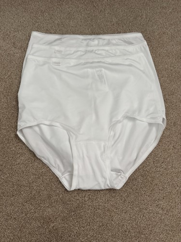 Neu Sloggi Damen 3er-Pack weiß 24/7 Mikrofaser Maxi C3P Slips, UK Größe 12