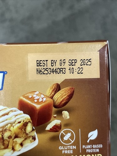Paquete de 2 barras de nueces de sal marina de almendra caramelo 10 g de proteína baja en azúcar bocadillo sin gluten - Imagen 7 de 7