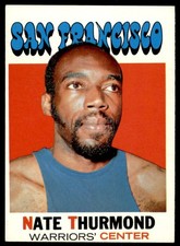 1971-72 Topps #131 NATE THURMOND (a)  San Francisco Warriors   EXMT-NM