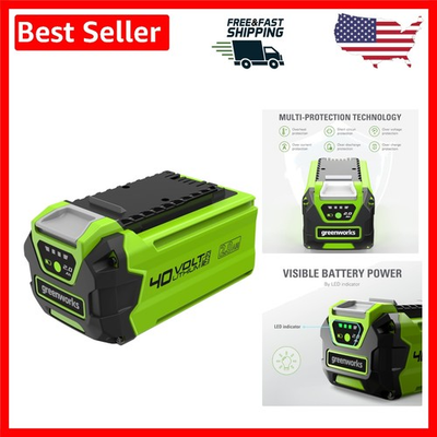 #ad High Performance 40V 2.0Ah Lithium Ion Battery for Yard Tools – Quick Charge $111.99