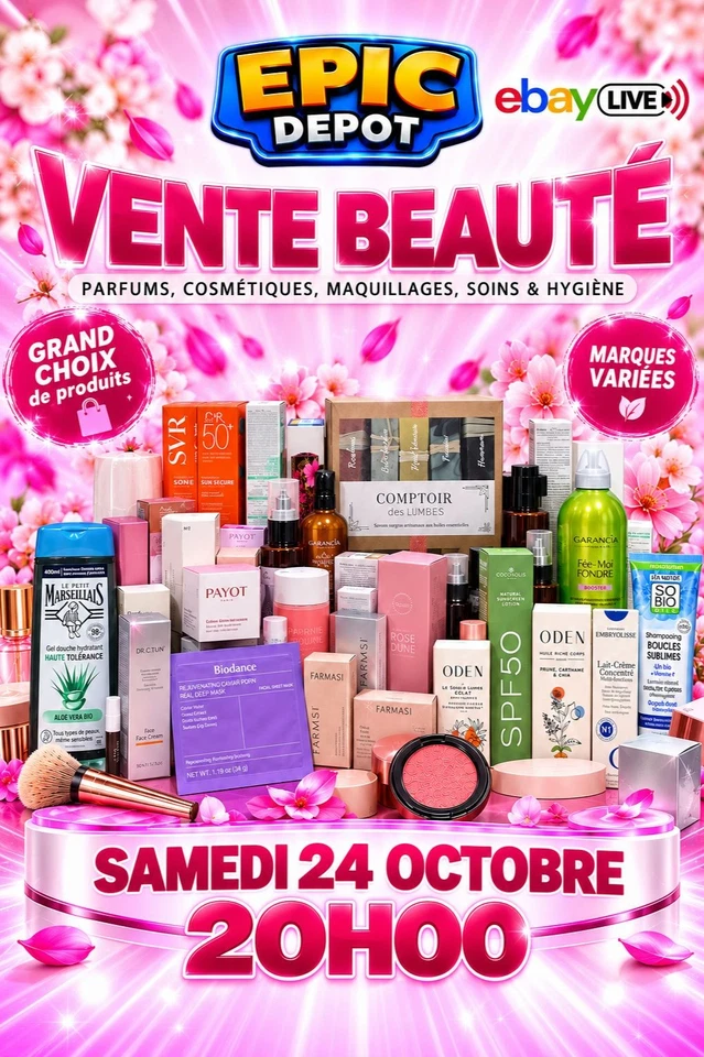 PRODUITS DE BEAUTE PARFUMS COSMETIQUES MAQUILLAGE LUXE