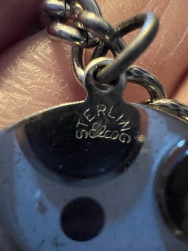 Vintage Sterlingsilber US Navy Elco Adler Charm und Atlas Sterling Armband - Bild 10 von 12