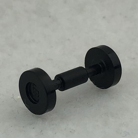 LEGO 2496 Black Wheel Skateboard / Trolley (x1)