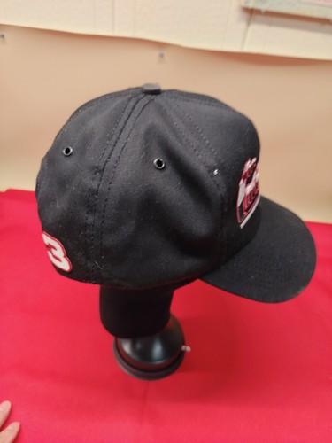 Vintage 90s Dale Earnhardt The Intimidator Hat Cap Black Sports Image Snapback - Picture 6 of 12
