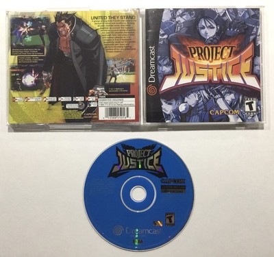 Project Justice Sega Dreamcast Complete in Case Tested Mint