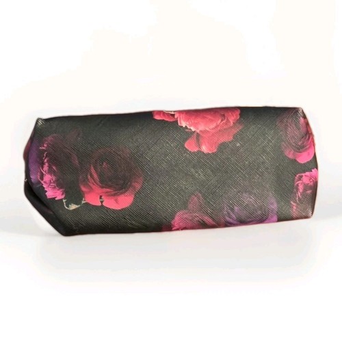 Rose Makeup Bag- Vivid Pinks And Reds- Free Shipping! - Picture 6 of 7