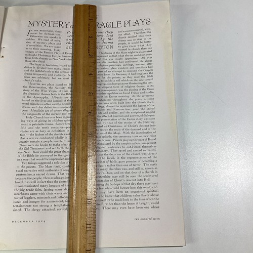 Mystery Plays Religious Art Print Article 1924 Original Rare Antique Pennington - Picture 3 of 18
