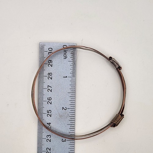 Pulsera de pelo de elefante vintage de plata de ley 2 nudos 3 hilos de plata marcada - Imagen 10 de 12