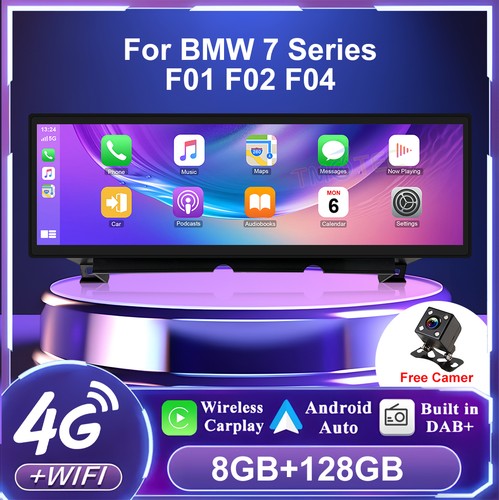 Für BMW 7 Series F01 F02 F03 14.9" Carplay Android 14 Autoradio WIFI 4G 8+128GB - Bild 1 von 18