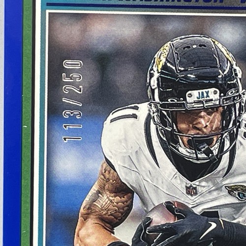 2025 Score Football Parker Washington Showcase /250 #80 Jacksonville Jaguars - Picture 2 of 4