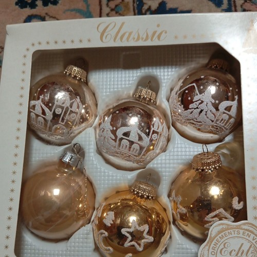 Christbaumkugeln Gelb/Gold Weihnachtsbaumkugeln