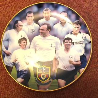 DANBURY MINT 8"dia. COLLECTORS PLATE TOTTENHAM HOTSPUR "HIGH SCORERS"