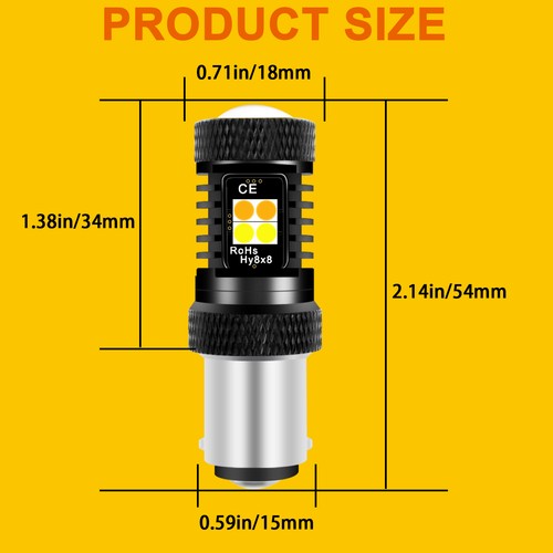 LED 2-color 3496 Side Marker Light Bulb|Tail Light Bulb|Turn Signal Light Bulbs - Picture 4 of 12