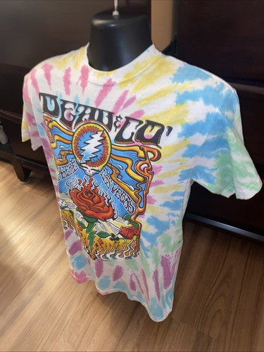 DEAD & CO 2024 Sphere Las Vegas Concert Tie Dye T Shirt Size M Liquid Blue. - Picture 2 of 7