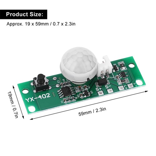 Solar Lamp Circuit Board Human Induction Sensor Control 3 Modes For Wall Light - Picture 8 of 9