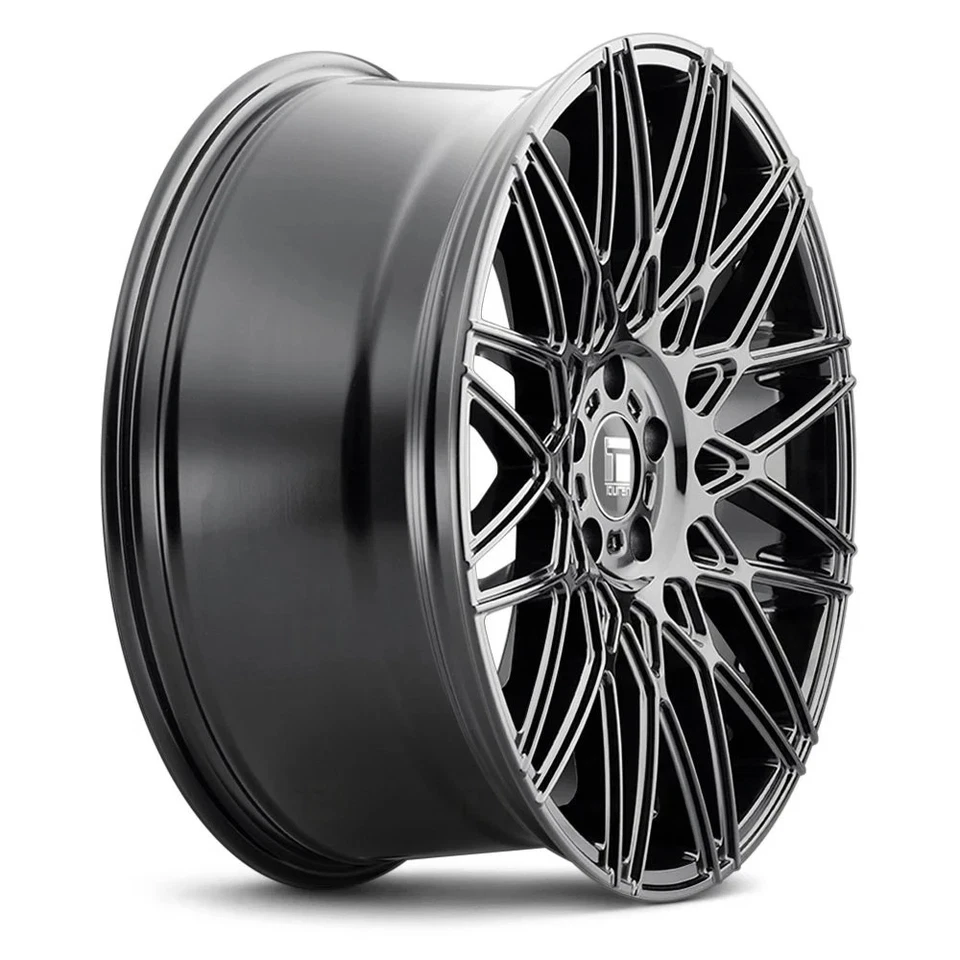 Touren TR78 3278 Wheels 18x8 (40, 5x114.3, 72.6) Black Rims Set of 4 - Imagem 2 de 4