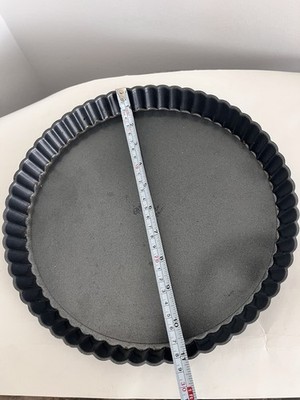 Wilton Non-Stick Round Loose Bottom Tart/Quiche Tin Steel 28cm Oven Safe