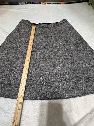 Gonna Banana Republic tweed lana 30% misto foderata zip a matita grigia donna taglia 6 - Foto 4 di 16