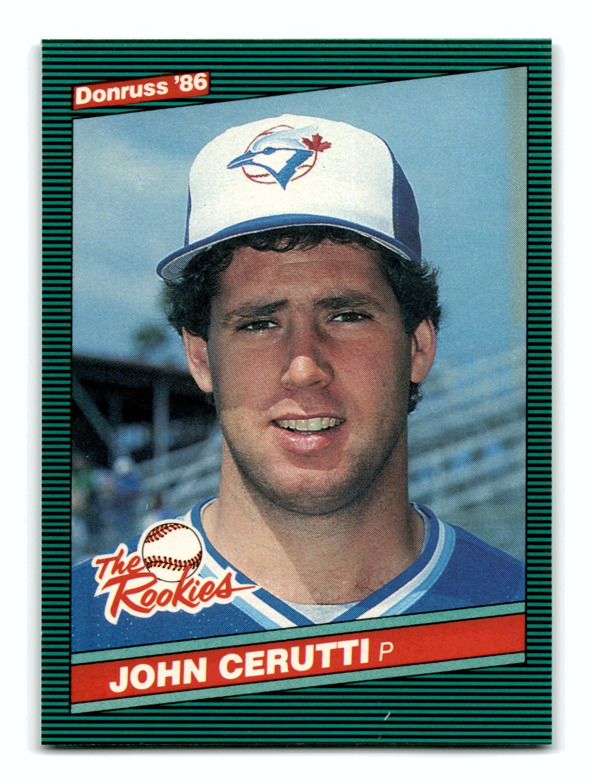 John Cerutti 1986 Donruss The Rookies #20 Toronto Blue Jays NM-MINT