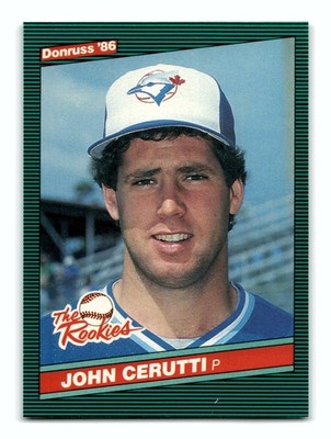 John Cerutti 1986 Donruss The Rookies #20 Toronto Blue Jays NM-MINT