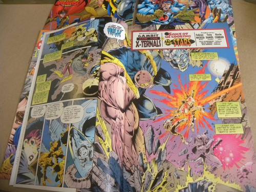 Age of Apocalypse Marvel 1995 tutti e 4 i numeri GAMBIT & THE XTERNALS 1 chiave 2 3 4 quasi nuovi - Foto 4 di 8