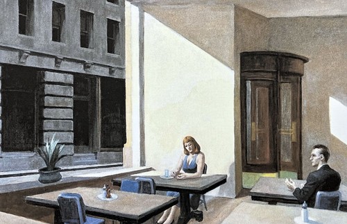 EDWARD HOPPER - Sunlight in a Cafeteria - signed, numbered 53/150, 57x38 cm - Picture 2 of 6