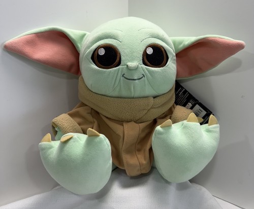 Disney Star Wars Grogu Baby Yoda Big Feet Plush 10" EUC W TAGS The Mandalorian - Picture 1 of 11