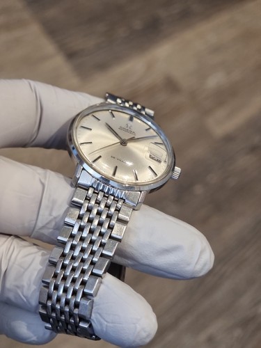 Pulsera Omega Automática De Ville 166.033 Con 1037 Cuentas Originales de Arroz En muy buena condición - Imagen 12 de 16