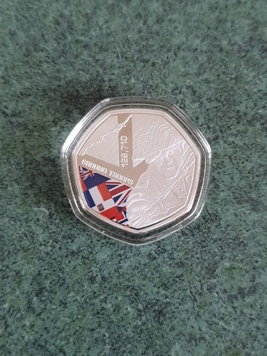 KOIN CLUB D-DAY 75th ANNIVERSARY 50p SILVER PLATED COIN MEDAL COLLECTION LTD ED - Bild 18 von 23