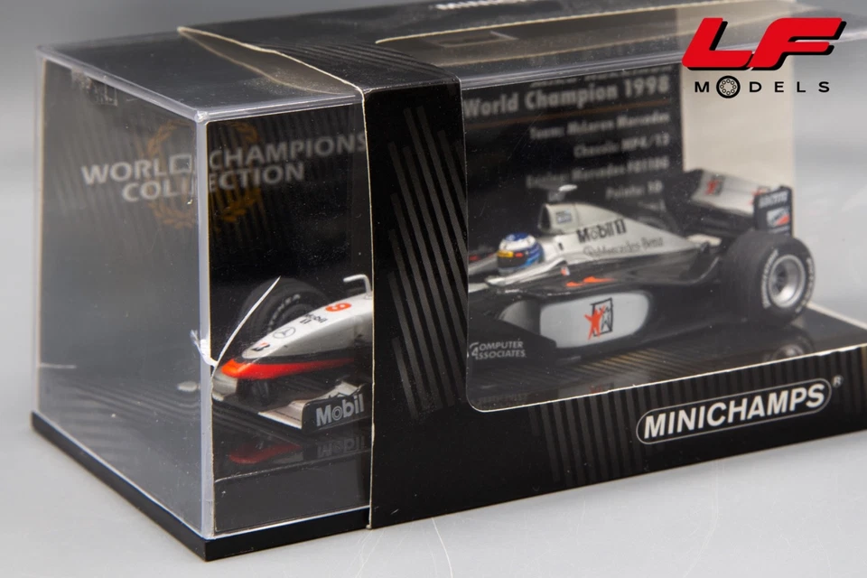 1:43 McLaren Mercedes MP4-13 M. Häkkinen World Champion 1998 - Minichamps - Immagine 3 di 4