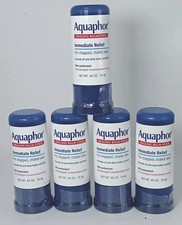New  Factory Sealed Lot Of 5 Aquaphor Baby Healing Balm Stick .65oz Each