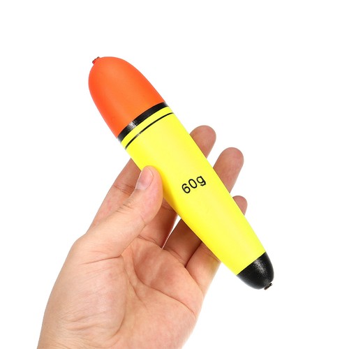 4 Pack 2.8oz Fishing Slip Bobbers EVA Fishing Float Yellow - Picture 5 of 6