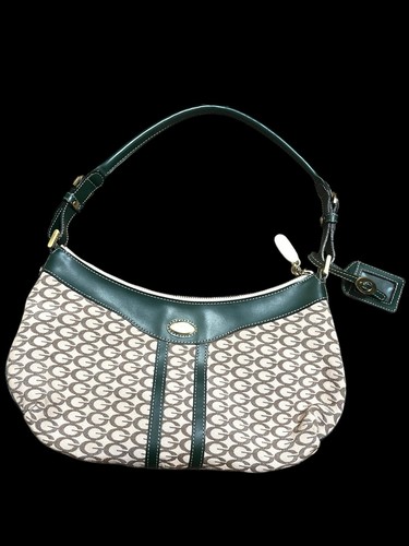 GUESS Glimmer Small Top Zip Shoulder Bag - Forest Green