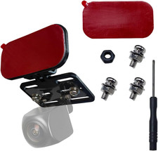 Car Rear Camera Holder, Adjustable Vehicle Backup Mount, 1 SET, Black