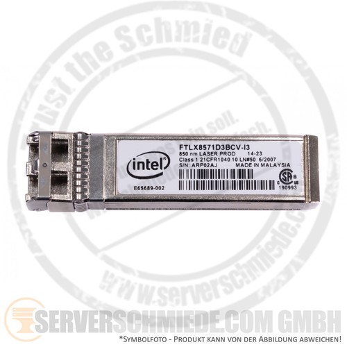 Intel GBIC 10Gb SFP+ LC duplex Optical Transceiver 850nm SR FTLX8571D3BCV-I3 FTL - Bild 3 von 3