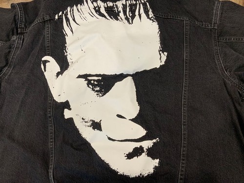 New Levis X Universal Monsters Frankenstein Black Denim Jacket Mens Sz XL - Picture 10 of 12