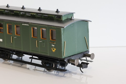 3er Pack Personenwagen Spur 0 Pola oder Raimo grün DB Federpuffer - Bild 5 von 22