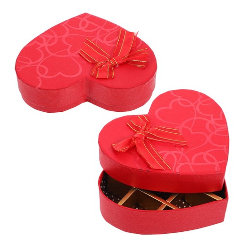 2 Pcs Schokoladen-Geschenkbox Verpackungszubehör Zum Valentinstag - Bild 2 von 12