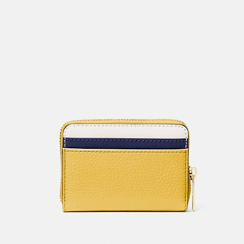Neu Michael Kors Jet Set Travel Medium umlaufender Reißverschluss Kartenetui Geldbörse Gänseblümchengelb - Bild 3 von 3