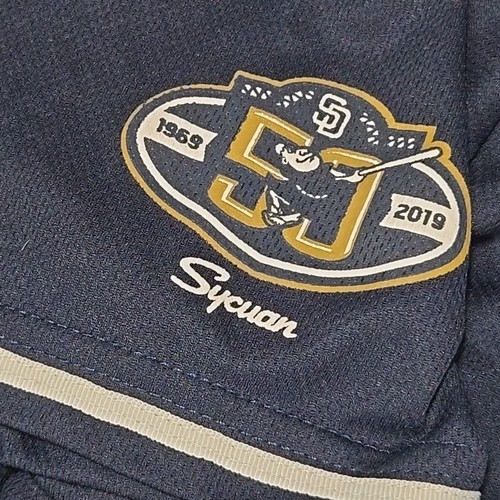 Camiseta deportiva de los Padres de San Diego #51 Trevor Hoffman adulto grande SGA 2019 - Imagen 6 de 11
