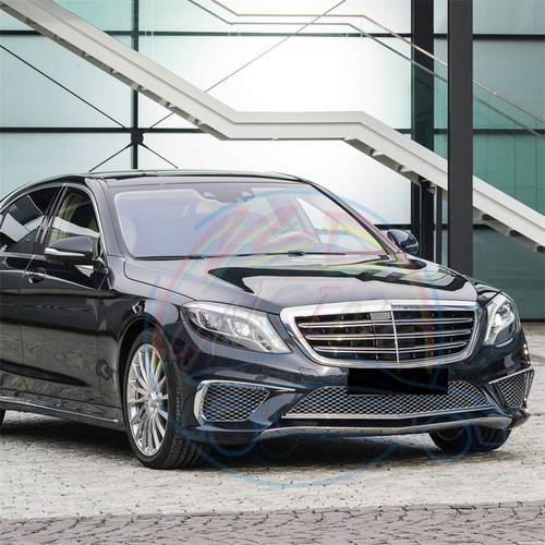 Shiny Chrome Front Bumper Lower Molding Trim For Mercedes S63 S65 AMG 2014-2016 - Picture 8 of 8