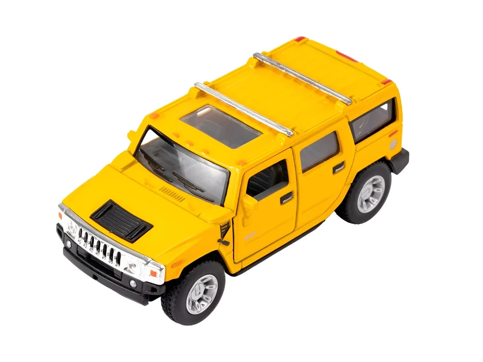 Modellino Auto Hummer H2. Auto Giocattolo Scala 1:40 con Porte Apribili. - Immagine 2 di 4