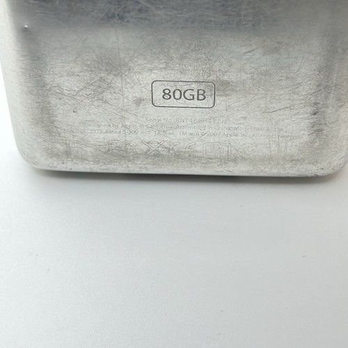 2 Apple iPod Classic 6ta Generación 80GB A1238 Negro y Plateado Piezas O Reparación Como Está - Imagen 18 de 18